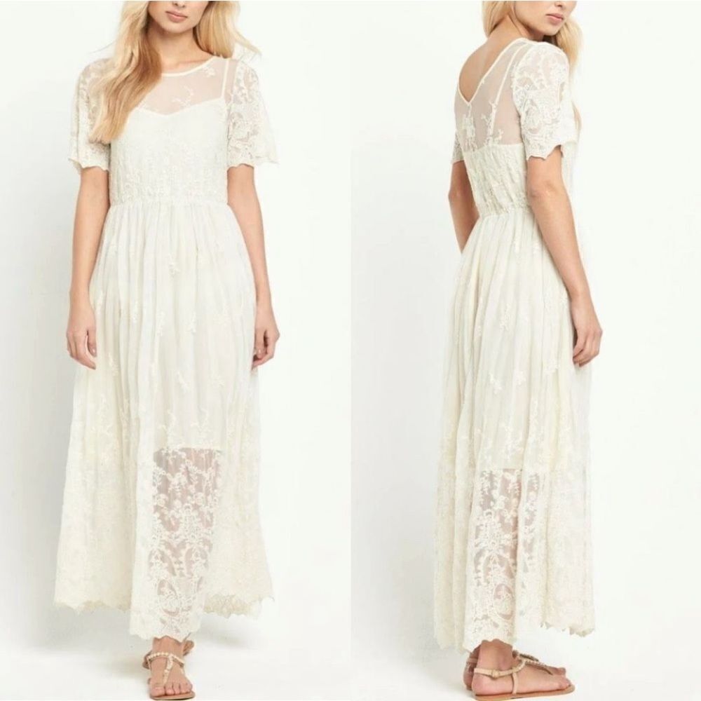 Ralph Lauren Denim & Supply Vanessa Lace Maxi Dress